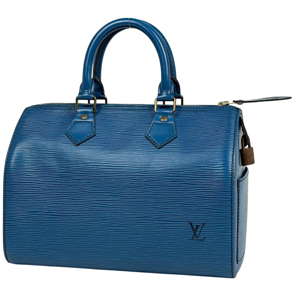 Louis Vuitton Speedy handbag Epi leather Toledo Blue